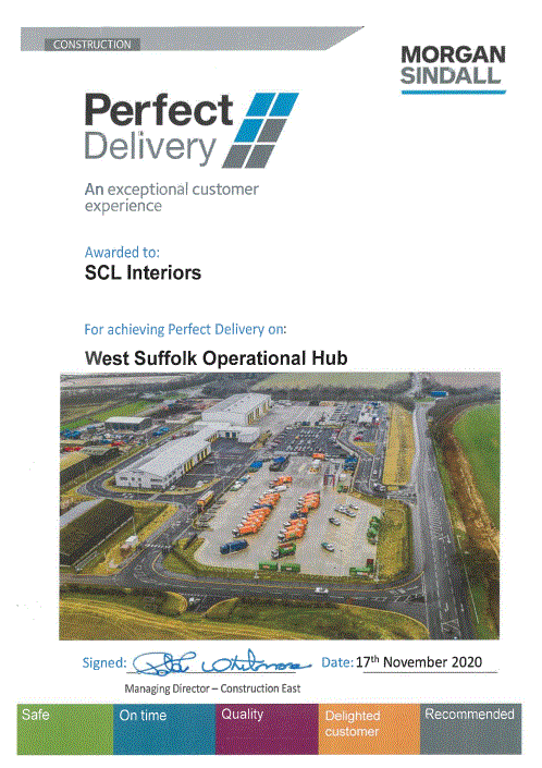 Perfect Delivery – West Suffolk Operational Hub